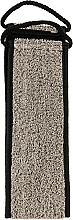 Fragrances, Perfumes, Cosmetics Long Jute Bath Sponge with Handles, black - Soap Stories