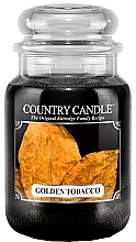 Fragrances, Perfumes, Cosmetics Scented Candle in Jar - Country Candle Golden Tobacco