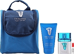 Fragrances, Perfumes, Cosmetics Trussardi A Way For Him - Set (edt/50ml + sh/g/100ml + bag)