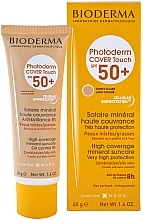 Fragrances, Perfumes, Cosmetics Sun Cream - Bioderma Photoderm Cover Touch SPF 50