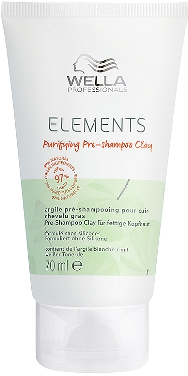 Cleansing Scalp Clay - Wella Professionals Elements Purifying Pre-shampoo Clay — photo N1
