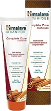 Organic Cinnamon Toothpaste - Himalaya Herbals Botanique Complete Care Toothpaste Simply Cinnamon — photo N1