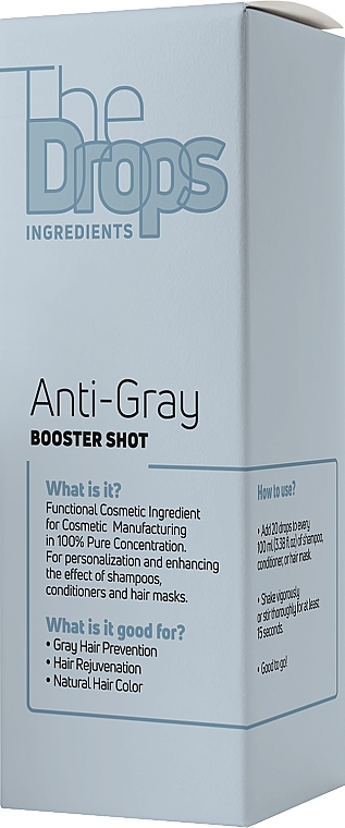 Anti-Grey Hair Complex - Pharma Group Laboratories The Drops Anti-Gray Booster Shot — photo N2