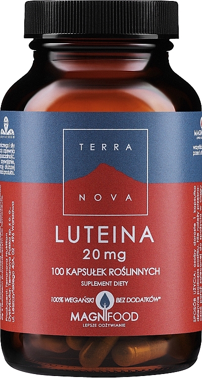 Lutein Dietary Supplement, capsules - Terranova Lutein Complex 20mg — photo N1