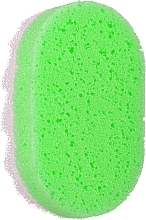 Shower Sponge, oval, green - Inter-Vion — photo N1