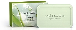 Fragrances, Perfumes, Cosmetics Balancing Face Soap "Birch & Algae" - Madara Cosmetics Birch & Algae Soap