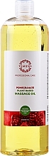 Massage Oil "Pomegranate" - Yamuna Pomegranate Plant Based Massage Oil — photo N2