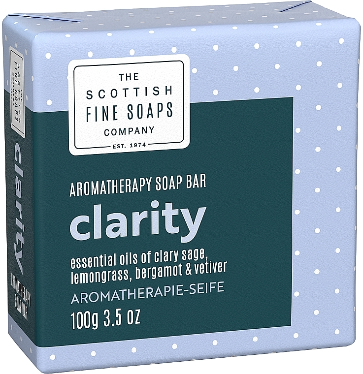 Aromatherapy Soap Bar "Clarity" - Scottish Fine Soaps Aromatherapy Soap Bar Clarity — photo N1
