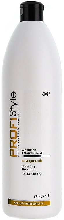 Cleansing Shampoo for All Hair Types - Profi style — photo N1