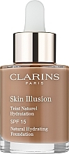 Fragrances, Perfumes, Cosmetics Face Foundation SPF 15 - Clarins Skin Illusion Foundation SPF 15