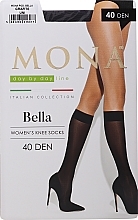 Bella Knee Socks 40 Den, grafite - Mona — photo N1