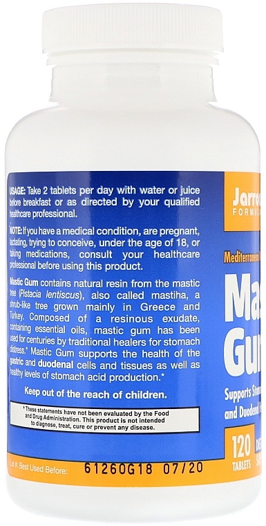 Mastic Gum Dietary Supplement - Jarrow Formulas Mastic Gum — photo N5