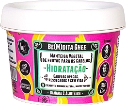 Fragrances, Perfumes, Cosmetics Banana & Aloe Vera Hydration Hair Mask - Lola Cosmetics Be(M)dita Ghee Banana & Aloe Vera Hydration Mask