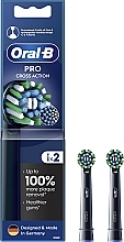 Fragrances, Perfumes, Cosmetics Replacement Head for Electric Toothbrush, 2 pcs - Oral-B Pro Cross Action Black