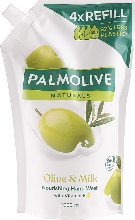 Liquid Soap Naturel "Olive and Moisturizing Milk" (refill) - Palmolive Naturel — photo N4