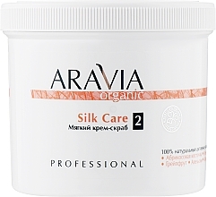 Fragrances, Perfumes, Cosmetics Soft Scrub Cream - Aravia Professional Organic Silk Care