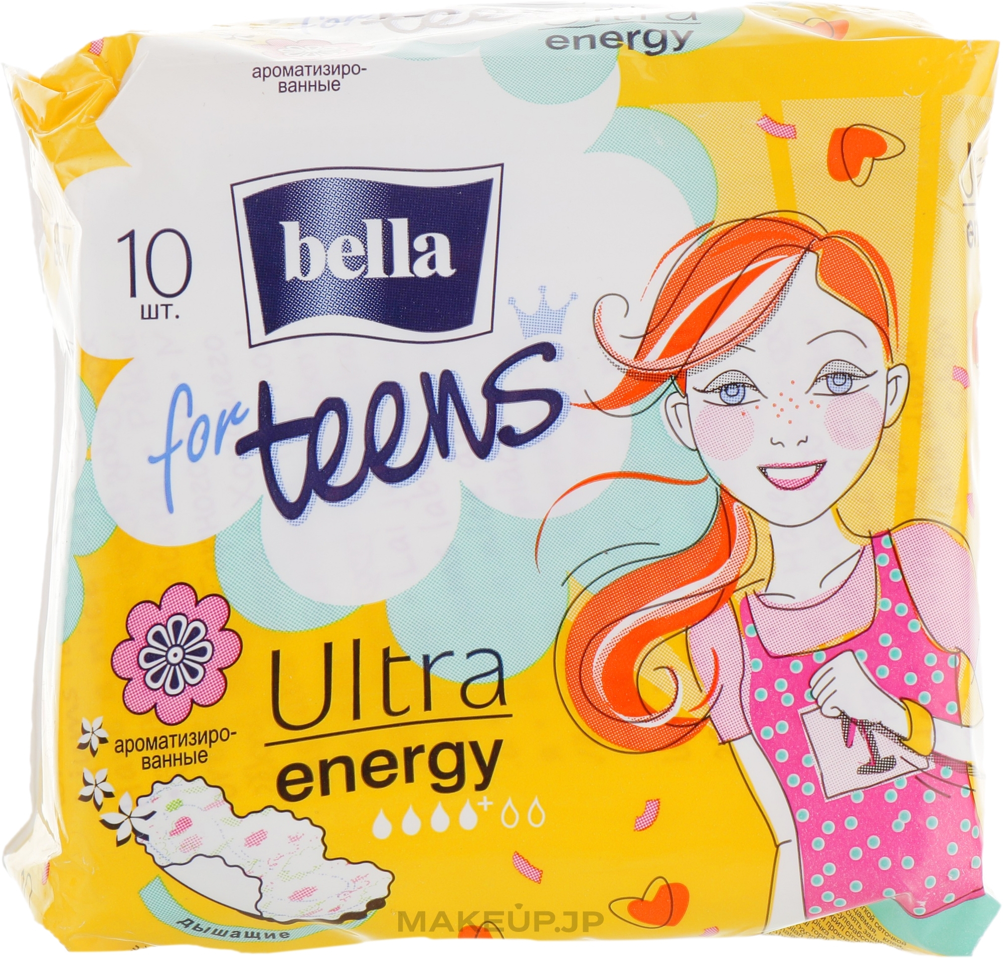 Teens Pantiliners Ultra Energy, 10 pcs - Bella — photo 10 ЊВ.