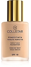 Fragrances, Perfumes, Cosmetics Foundation - Collistar Perfect Wear Foundation SPF 10