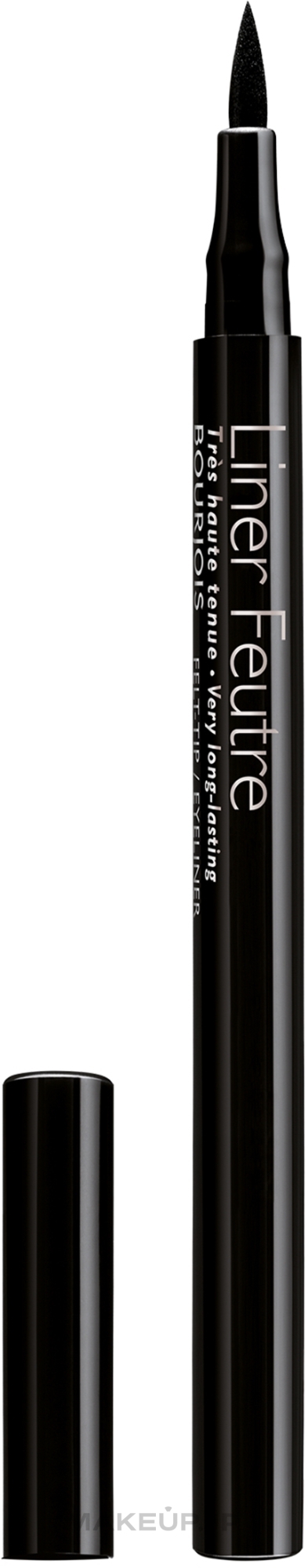 Eyeliner with Felt Applicator - Bourjois Liner Feutre — photo 11 - Noir