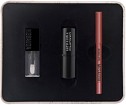 Set - Mesauda Milano Kit Lip Boutique (lipstic/3g+ l/gloss/2ml + l/pencil/0.8g) — photo N3