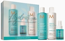 Set - MoroccanOil Hydration Spring Kit (h/shm/250ml + h/cond/250ml + leave-in cond/50ml) — photo N1