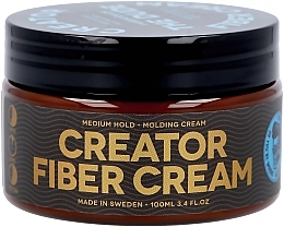 Fragrances, Perfumes, Cosmetics Medium Hold Hair Fiber Cream - Waterclouds The Dude Creator Fiber Cream Medium Hold
