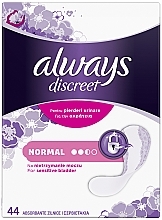 Sanitary Pads, 44pcs - Always Discreet Normal — photo N1