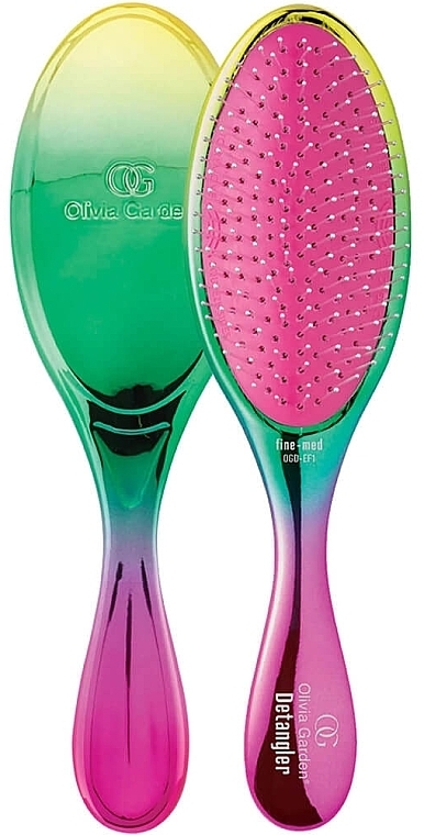 Brush for Thin & Normal Hair - Olivia Garden Aurora Rose — photo N3