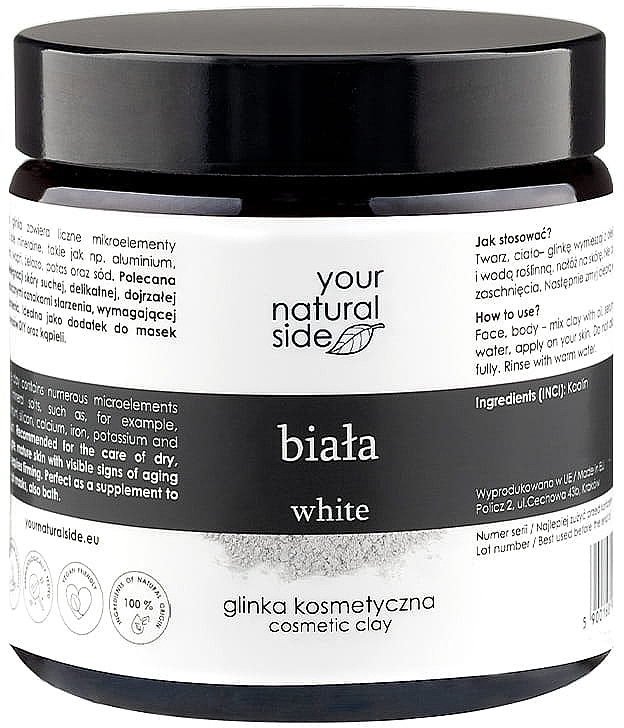 White Clay - Your Natural Side Natural Clays Glinka Biala — photo N1