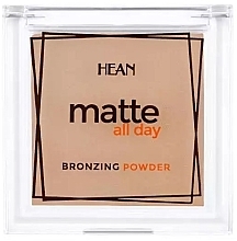 Matte Bronzer - Hean Matte All Day Bronzing Powder — photo N1