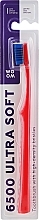 Toothbrush, soft, red - Woom 6500 Ultra Soft Toothbrush — photo N1