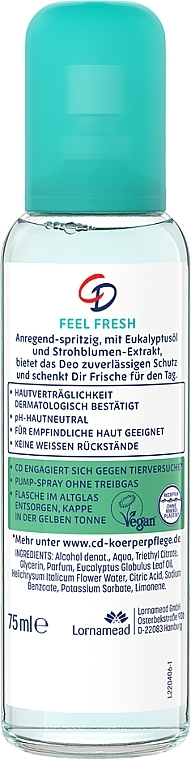 Feel Fresh Deodorant - CD Deo Feel Fresh — photo N2