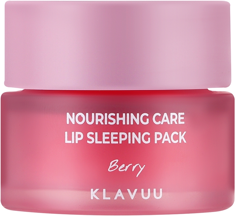 Berry Night Lip Mask - Klavuu Nourishing Care Lip Sleeping Pack Berry — photo N1