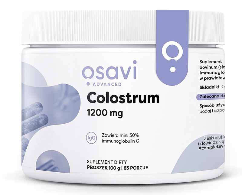 Colostrum Dietary Supplement Powder, 1200 mg - Osavi Colostrum — photo N1