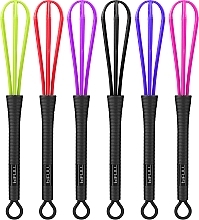 Hair Color Mixing Whisk, multi-colored, 6 pcs - Bifull — photo N1