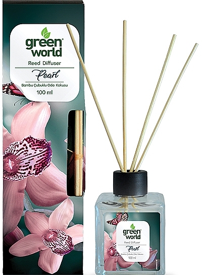 Pearl Reed Diffuser - Green World Reed Diffuser  — photo N1