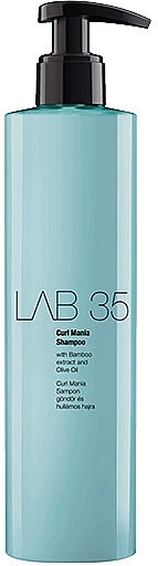Wavy & Curly Hair Shampoo - Kallos Cosmetics Lab 35 Curl Shampoo — photo N1