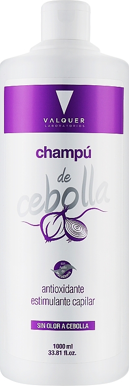 Onion Shampoo for All Hair Types - Valquer Cuidados Onion Shampoo — photo N1
