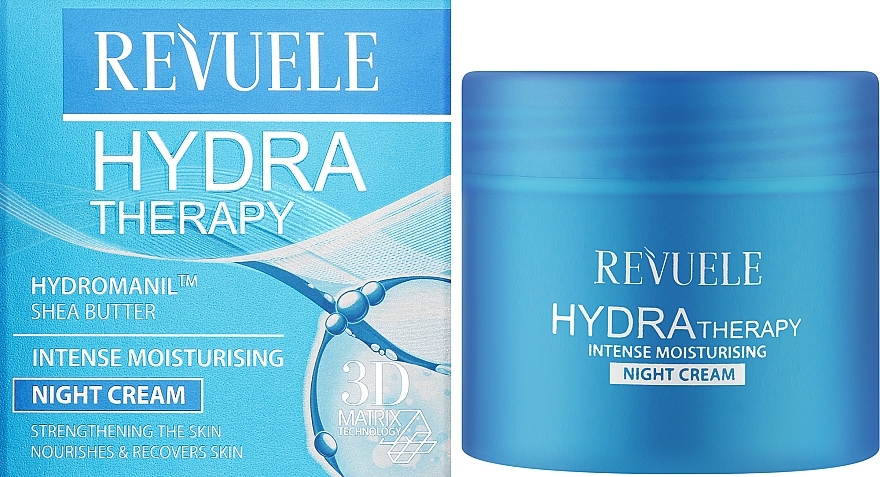 Face Cream - Revuele Hydra Therapy Intense Moisturising Night Cream — photo N2