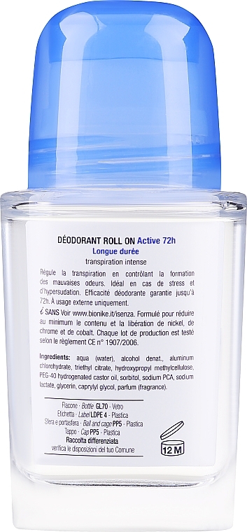 Roll-On Active 72H Deodorant - BioNike Defence Deo Active 72H Sweat Control — photo N2
