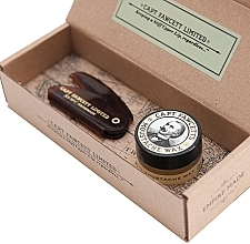 Set - Captain Fawcett Sandalwood (moust/wax/15ml + moustache comb) — photo N2