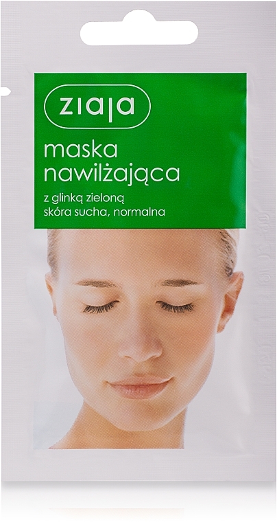 Facial Mask "Moisturizing" with green clay - Ziaja Face Mask — photo N1
