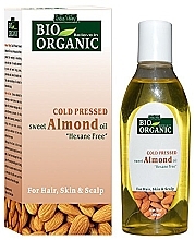 Sweet Almond Oil - Indus Valley Bio Organic Cold Pressed Sweet Almond Oil — photo N1