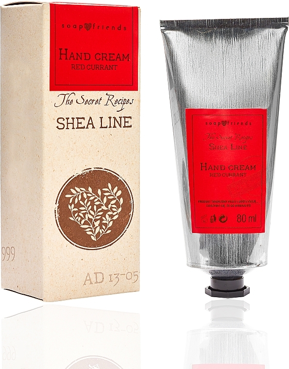 Red Currant Hand Cream - Soap & Friends Shea Line Hand Cream Red Currant — photo N1