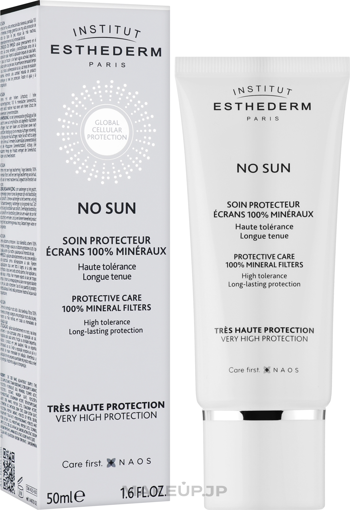 Face Cream - Institut Esthederm No Sun 100% Mineral Screen Protective Care — photo 50 ml