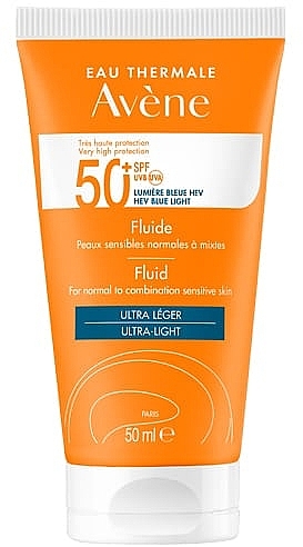 Sunscreen Fluid - Avene Soins Solaires Fluide SPF50+ — photo N1