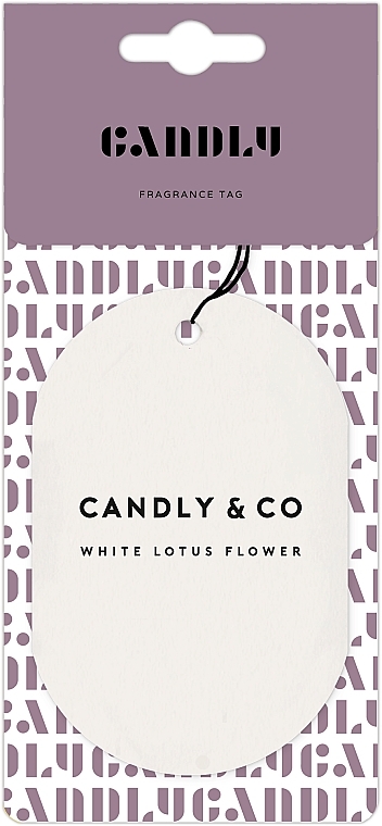 Fragrance Tag - Candly&Co No.8 White Lotos Flower Fragrance Tag — photo N1