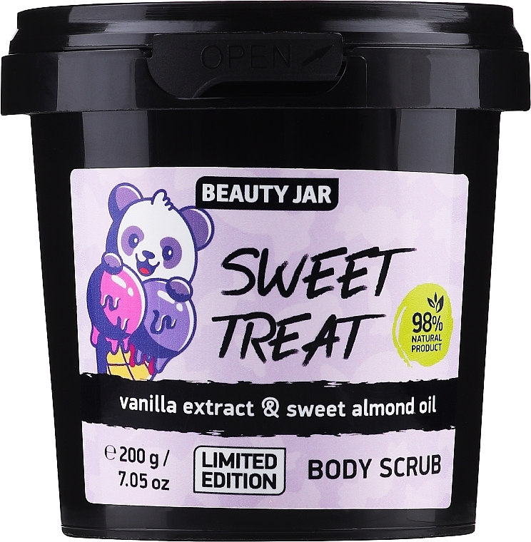 Vanilla Extract & Sweet Almond Oil Body Scrub - Beauty Jar Sweet Treat Vanilla Extract & Sweet Almond Oil Body Scrub — photo N1