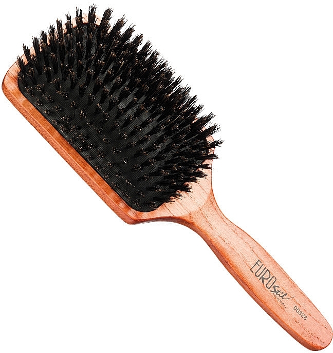 Wooden Brush with Natural Pile 00328 - Eurostil — photo N1