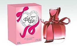 Fragrances, Perfumes, Cosmetics Delta Parfum Kiss Kiss Glamour - Eau de Toilette (tester with cap)